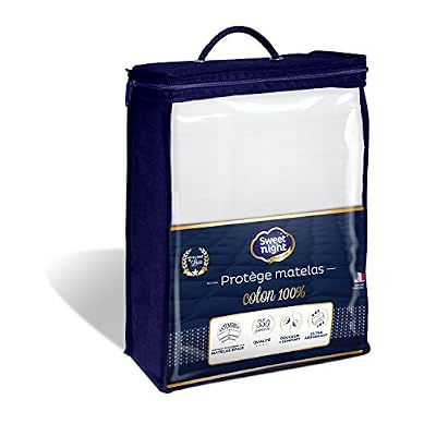 SWEET NIGHT Sweetnight Protège-Matelas Premium 100% Coton épais 90x190/200 cm - Ultra Absorbant - Qualité Hôtellerie de Luxe - Anti-rétrécissement