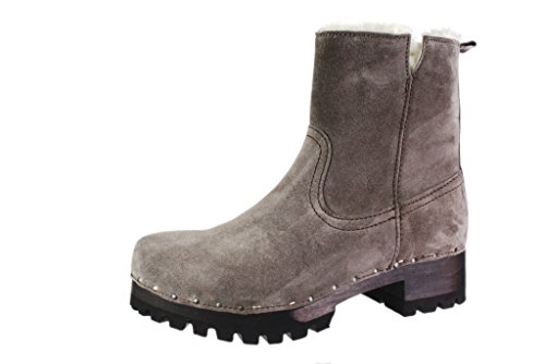 Preisvergleich Produktbild Softclox Damen Stiefeletten Ulrike 3409-FOSSIL Grau 364811