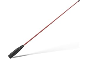 LEMONTOK Antenne GPS flexible de 38,1 cm pour Garmin Alpha 100/200 et Astro 220 320 430 - Réception améliorée, design fouet durable (1 pièce, rouge)