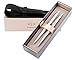 Price comparison product image Stylish PARKER with gift box and London Pagani Collection Leather Pouch – Jotter Pen & Pencil Chrome + PAGANI Black