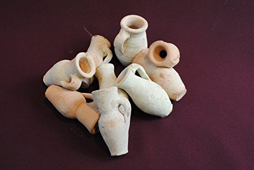 Amphoren,Miniamphoren,8-9cm,10Stück,Tunesien,rustikale Handarbeit - 2