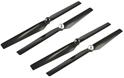 HOBBYTIGER 2 Pairs 13" Carbon Fiber Propeller Blades Prop Set for YUNEEC Typhoon G Q500 Q500+ 4K M8x1.0t/mm Thread Pitch Motor Shaft Quadcopter Spare Parts Self-Locking Quick-release