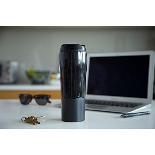 mighty mug MM1531 To Go Standfester Henkel Thermobecher für unterwegs, schwarz - 2