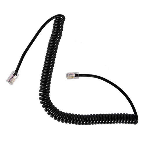 Tellaboull for 8pin Microphone Cable for Icom Mobile Radio Speaker Mic HM-98 HM-133 HM-133v HM-133s DTMF for IC-2200H IC-2800H / V8000 XQF