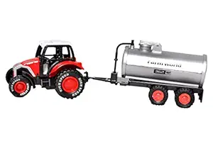 Toyshine Pull Back Farm Truck, Made of Metal and Plastic Parts - Series 1