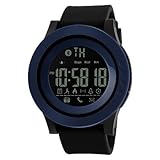 Lemumu SKMEI® 1255 Men's Frau Schickes Armband/SmarWatch/Persönlichkeit großen Dial Bewegung schritt Multifunktion Wasserdicht für Ios Android Telefon, Schwarz
