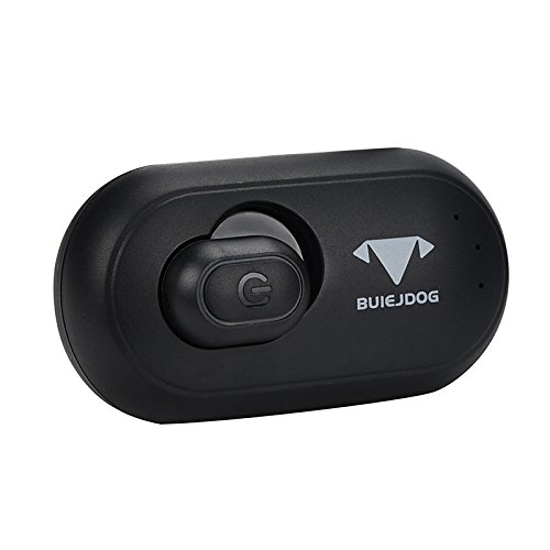 Preisvergleich Produktbild Lemumu BJQ601 Bluetooth Headset Wireless solar Auto Bluetooth Headset, Schwarz
