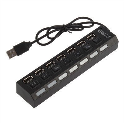 Technotech 7 Ports USB Hub 2.0 With Switches (Black) RS.320 (94.00% Off) - Amazon Technotech 7 Ports USB Hub 2.0 With Switches (Black) RS.320 (94.00% Off) - Amazon