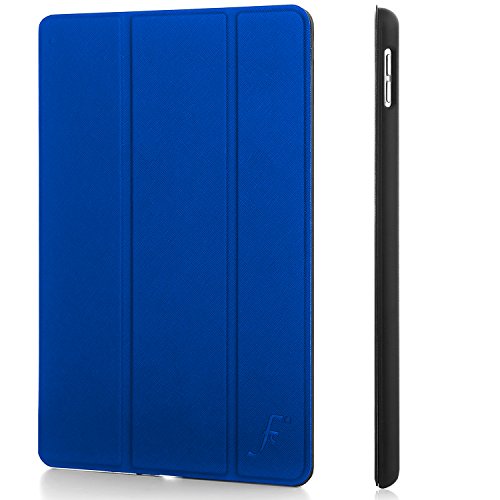 Forefront Cases® Apple iPad Air 1st Gen A1474 Leder Hülle Schutzhülle Tasche Smart Case Cover Stand – Rundum-Geräteschutz und intelligente Auto Schlaf / Wach Funktion - 5