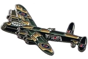MAINLY METAL Pin's en émail, Forme Avion Lancaster Modèle RAF Seconde Guerre mondiale