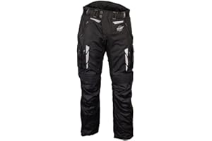 TRY Moto - Herren-Motorradhose - mit Hüft- und Knieschutz - Belüftungssystem - AA-Zertifikat - herausnehmbares Futter