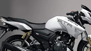 TREE LINIEN Textile Coated Fabric TVS Apache Rtr 180 Black Mesh Cushion Comfortable Riding Bike Seat Cover (Black)