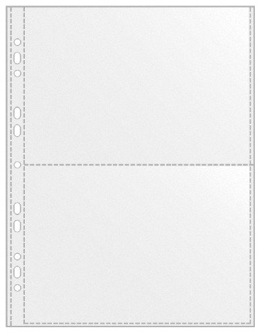 Veloflex 4355310 Lot de 10 pochettes perforées en polypropylène avec