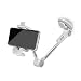 Produktbild iwonderful 360 ° drehbar Saugen Disc Länge Desktop Smartphone Ständer, Universal Auto Windschutzscheibe GPS Halterung, silberweiss