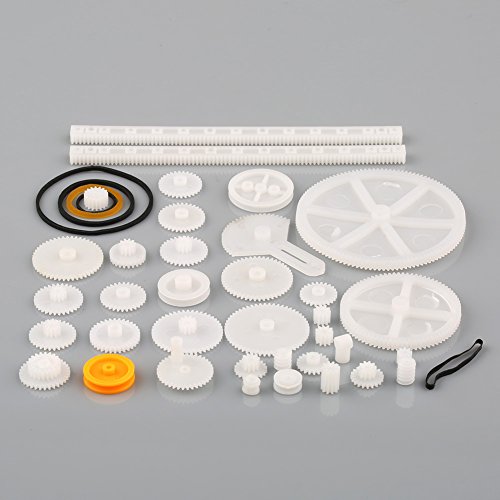 Kunststoff Getriebe Zahnrad Plastic Gears Toy für DIY Modelle / Roboter / Getriebe (34 stück, a)