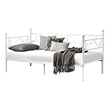 tagesbett metall weiß ikea Material: pulverbeschichteter Stahlrahmen Farbe: Weiß