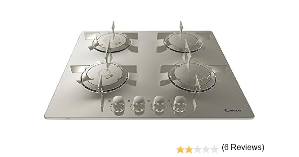 Candy Cfx 64 Incasso Piano Cottura A Gas Acciaio Inossidabile Piano Cottura