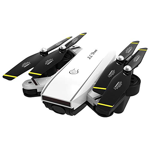 Preisvergleich Produktbild NYWENY Faltbare Quadcopter-Drohnen Mit Fester Höhe Für Anfänger, Weiß