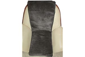 ‎ALPENWOLLE Alpenwolle Sesselschoner Überwurf Sesselauflage Island 50x180cm anthrazit/schwarz