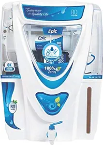 Grand Plus White and Blue Epic 15 Ltrs RO + UV + UF + TDS|RO + UV +UF Water Purifier CH|6 Month Warranty