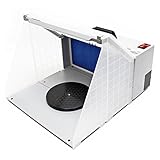 airbrush pistole einstellen LED-Beleuchtung integriert Airbrush Zubehör Absauganlage 4m³ / min Filter Farbnebel beleuchtet