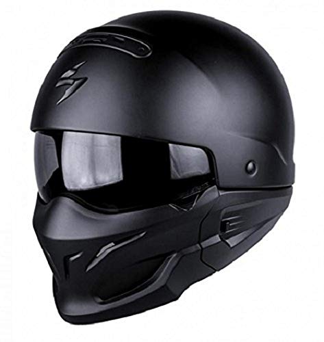 Scorpion Casco Moto exo-combat, Matt black, l