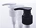 3PCS 500ml/16.6OZ Refillable Empty PET Plastic Pump Bottles Jars with Pump Tops for Makeup Cosmetic Bath Shower Toiletries Liquid Containers Leak Proof Portable Travel Accessories(Brown)