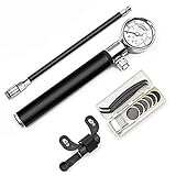 Pompa Mini Bike: Adatta A Presta E Schrader, 210 PSI Ad Alta Pressione, Pneumatici per Biciclette per Bici da Strada, da Montagna E BMX 145 G / 0,32 Lb
