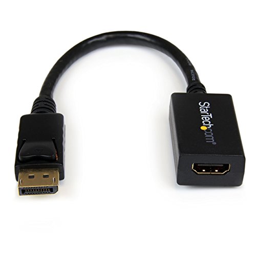 StarTech.com DisplayPort auf HDMI Video Adapter / Konverter (Stecker/Buchse) - DP zu HDMI mit bis zu 1920x1200 - DP / HDMI Länge 25cm