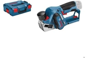 Bosch Professional 12V System Akku Hobel GHO 12V-20 (max. Hobelbreite: 56mm, inkl. L-BOXX, ohne Akku/ Ladegerät)
