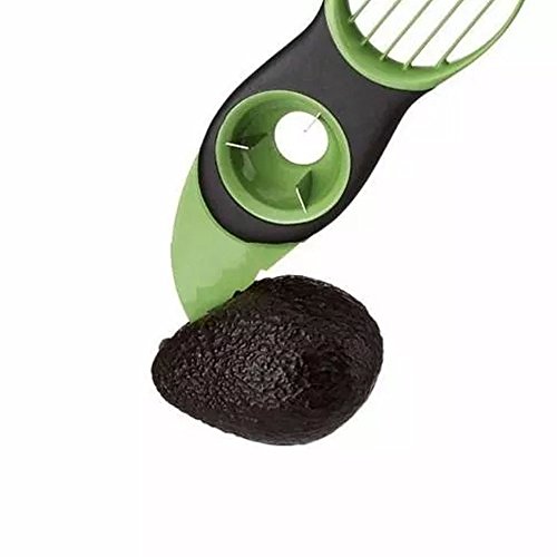 3 in 1Avocadoschneider Avocadoschäler – Grün - 3