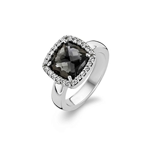 TI SENTO Milano Ring aus rhodiniertem Sterlingsilber - 1771BL - Gre 58 (18,5mm)