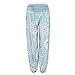 Produktbild Luckycat Damen Pumphose Haremshose Blumenmuster Baggy Harem Stil Sommerhose Aladinhose Yogahose Ballonhose Lange Hose