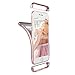 Produktbild iPhone 6 / iPhone 6s Hülle,Yokata Weiche Silikon 3 in 1 Handyhülle Glitzer Schutzhülle TPU Handy Tasche Schale Etui 360 Grad Full Body Schutz Weich Silicone Bumper Ultra Dünn Slim Schlank 2 Teilig Styliche Handytasche Anti-Kratzer Clear Elegant Backcover mit Hart Plating PC Bumper für iPhone 6 / iPhone 6s (4,7 Zoll) Case Cover - Rose Gold