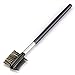 SODIAL(R) Eyelash Extension Eyebrow Eye Brow Make Up Comestic Comb Brush Wood Handle