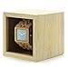 Produktbild Wood Fellas Sanur Logo Wheat Holzuhr,Wood Uhr,Clock,Öko,Natur,Modern (Wave/Wheat)