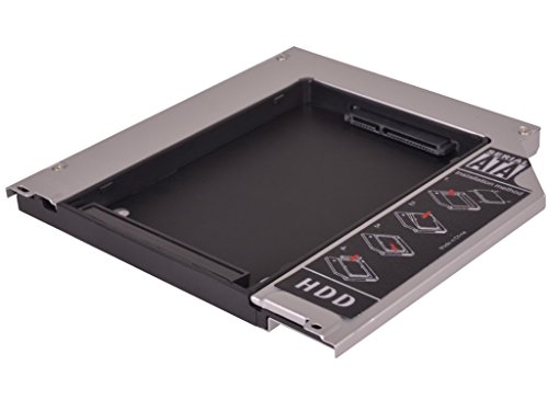 HDD/SSD Festplatten Einbaurahmen Adapter für den Laufwerksschacht unterstützt SATA III (SATA 3.0) (für MacBook Pro - 9.5mm - SATA zu SATA)