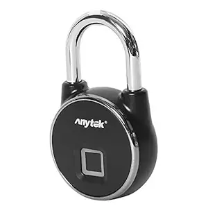 Smart Sensor Electronic Fingerprint Steel Lock Rectangular Design