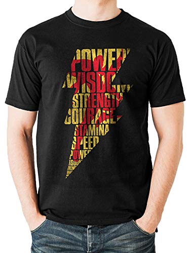 Preisvergleich Produktbild T-Shirt (Unisex-L) Lightning Silhouette (Black)