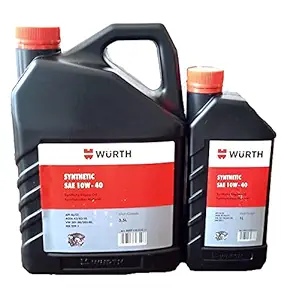 Wuerth 10W40 Api Sm Synthetic Engine Oil for Car (3.5 L)