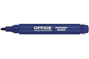 ‎OFFICER PRODUCTS Marker Permanentny OFFICE PRODUCTS Okrągły 1-3mm (linia) Niebieski/Artykuły do Pisania i Korygowania/Typ-Okrągły/Rodzaj-Klasyczny/Kolor-Niebieski/Grubość Linii (mm)-1-3