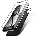 Produktbild iPhone X Displayschutzfolie, KuGi Front + Back Displayschutzfolie Hochwertiges gehärtetes Glas [2.5D Folie] [Bubble Free] [Full Scratch Protection] [Anti Shock Screen Protector] ultra-klare Transparenz für Apple iPhone X Smartphone (Schwarz)