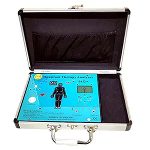 Fuleza 14G+ Therapy Quantum Magnetic Resonance Therapy Analyzer (Silver) Full Body Analyzer with Therapy Electrotherapy Device