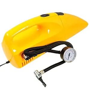 MOSHTU Auto 2 in 1 Inflator Air Compressor 12V 60W Portable Handheld Mini Car Vacuum Cleaner Dust Collector