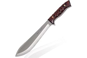 Muela Machete, 440C Stahl, 35 cm, 505 g, Holzgriff, Scheide, Outdoor, Unisex