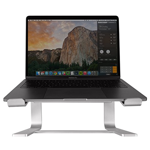 Macally astand Aluminium Laptop Ständer für Apple Macbook, Macbook Air, Macbook Pro – Silber - 4