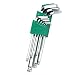 Produktbild LA316209 9 PZ S2 Testa a Sfera Chiave Esagonale Chiave a brugola Chiavi esagonali Set Spanner Per bicicletta di riparazione Set di utensili a Mano