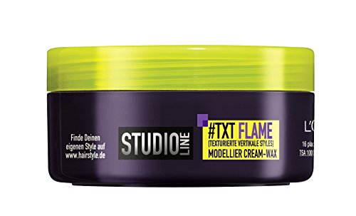 L'Oréal Paris Line Haar-Creme TXT Flame Cream-Wax Matt,1er Pack (1 x 75 ml)