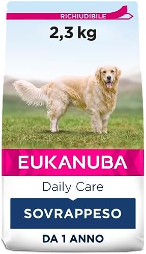 Eukanuba Daily Care Alimento Secco per Cani Adulti in Sovrappeso e Sterilizzati, 2,3 kg