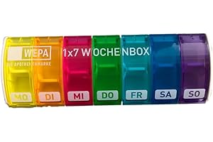 WEPA APOTHEKENBEDARF GMBH & CO Wepa 1x7 Wochenbox UV-Schutz + Regenbogen